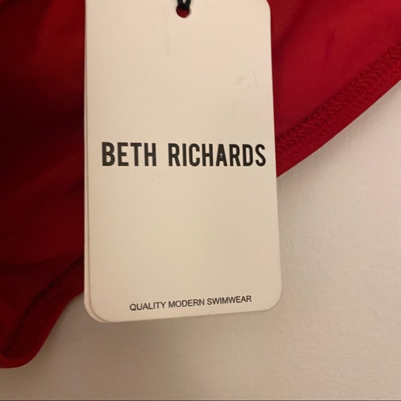 NWT Beth Richards Naomi Red swimsuit bottom - Picture 10 of 11